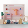 e-commerce emoji 3d