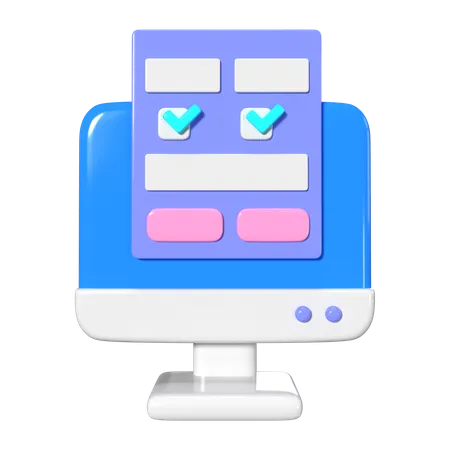 E-Form  3D Icon