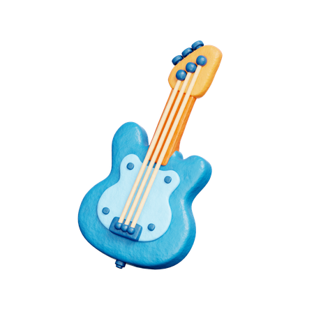 Elektrische Gitarre  3D Icon