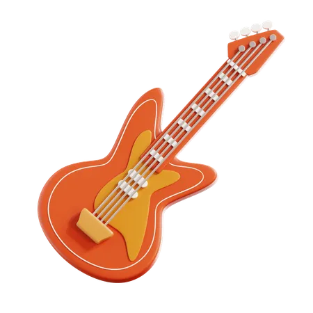 Elektrische Gitarre  3D Icon