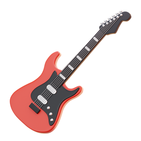 Elektrische Gitarre  3D Icon