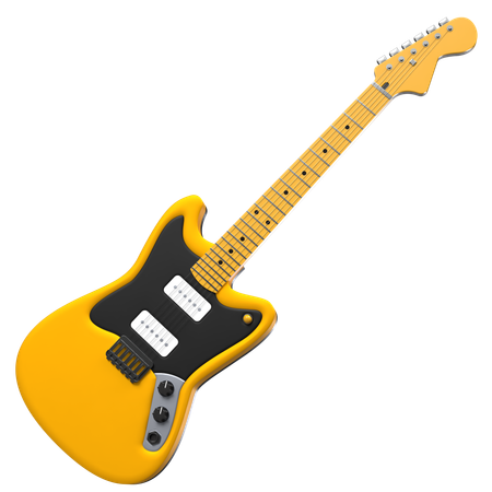 Elektrische Gitarre  3D Icon