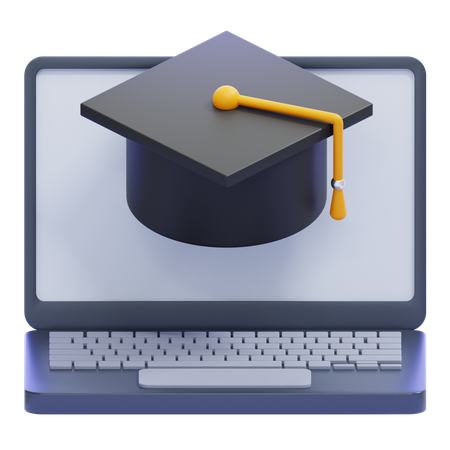 E-learning  3D Icon