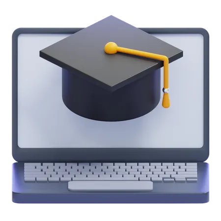 E-learning  3D Icon