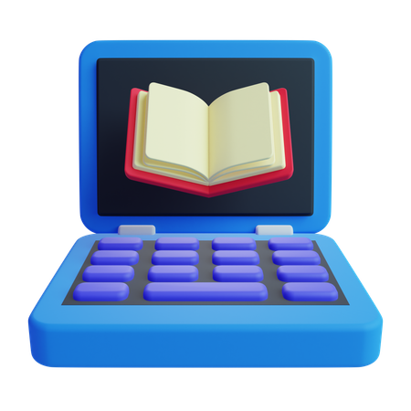 Apprentissage en ligne  3D Icon