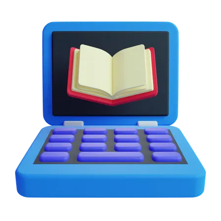 Apprentissage en ligne  3D Icon