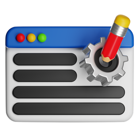 E Learning  3D Icon