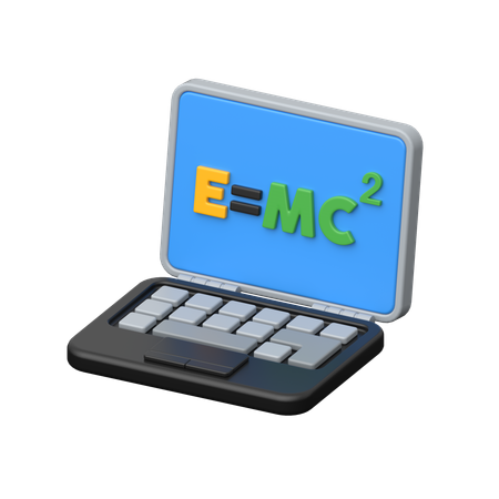 E Learning  3D Icon