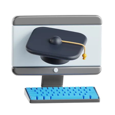 E-Learning  3D Icon