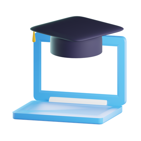 E-learning  3D Icon