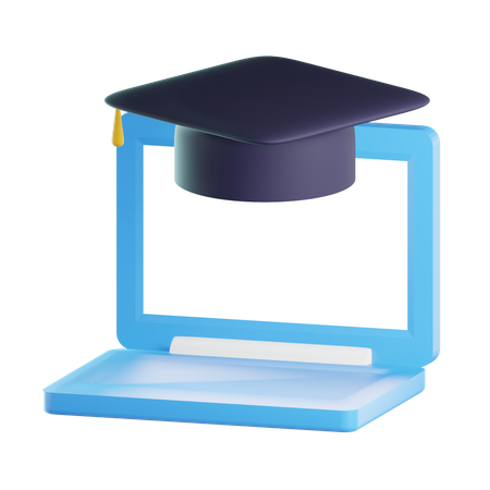 E-Learning  3D Icon