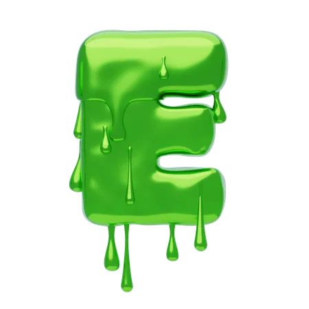 E  Letter  3D Icon