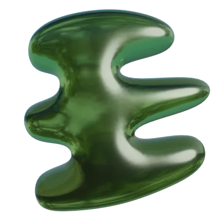 Die letzte abstrakte Form  3D Icon