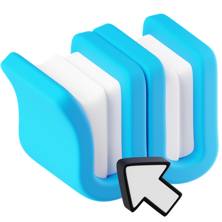 E-Library  3D Icon