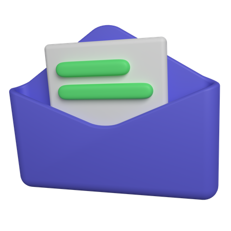 E-mail  3D Illustration