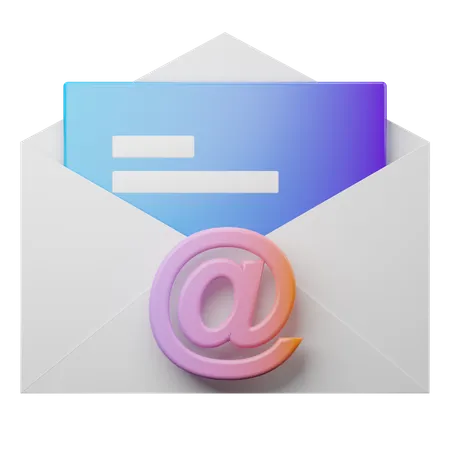E-mail  3D Illustration