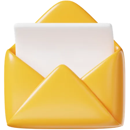 Ilustracao 3 D De E Mail 3D Icon
