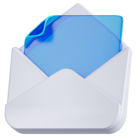 Abrir e-mail  3D Icon