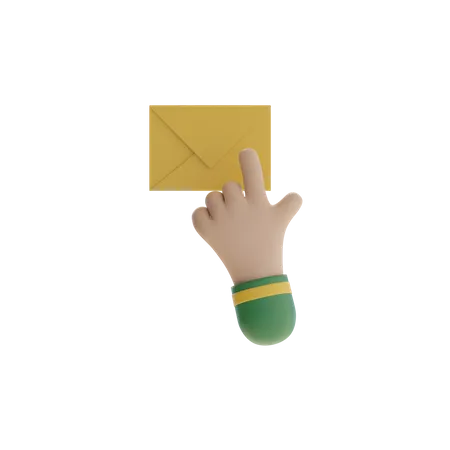 Abrir e-mail  3D Icon