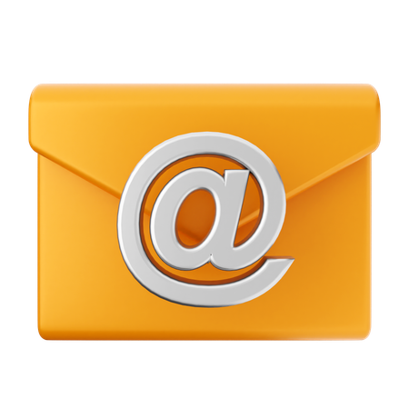 E-Mail-Adresse Nachricht  3D Icon