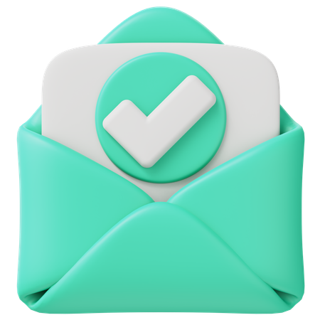 E-Mail akzeptieren  3D Icon