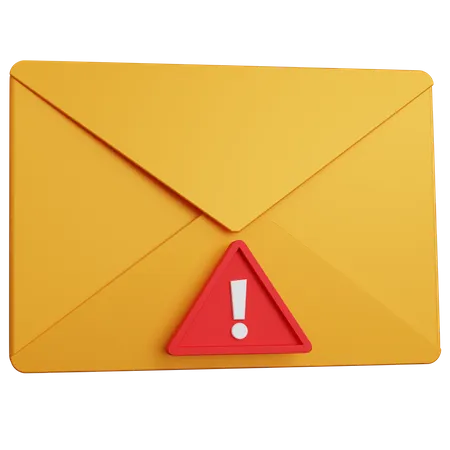 Email Alarm  3D Icon