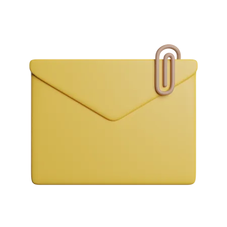 Mail anhängen  3D Icon