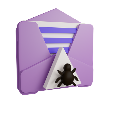 E-Mail-Bedrohung  3D Icon