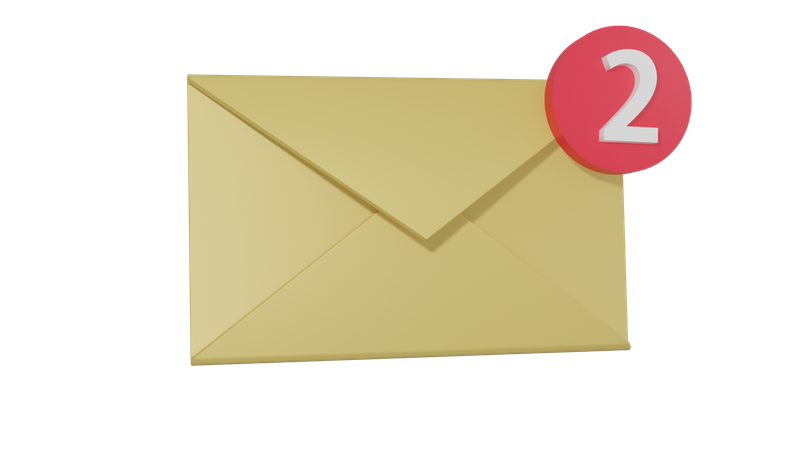 Email Benachrichtigung  3D Icon