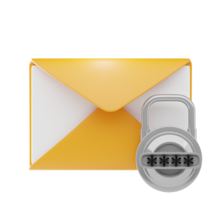 E-mail bloqueado  3D Icon