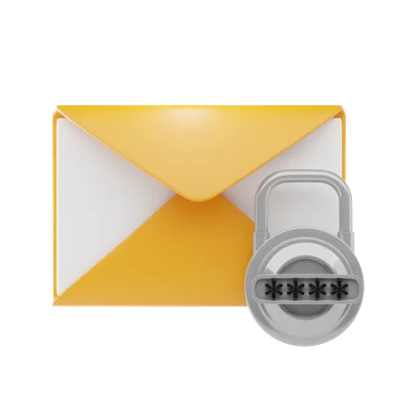 E-mail bloqueado  3D Icon