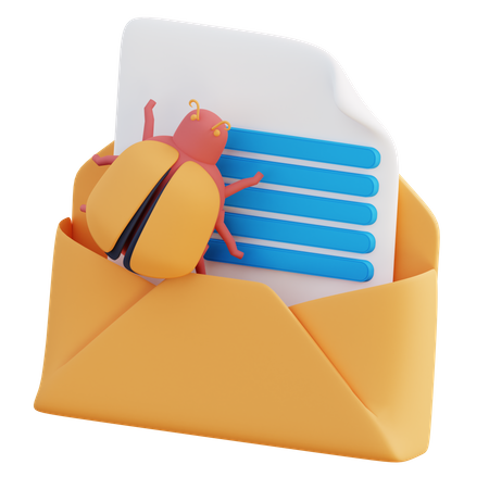 E-Mail-Fehler  3D Icon