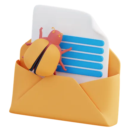 E-Mail-Fehler  3D Icon