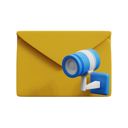 E-mail CFTV  3D Icon