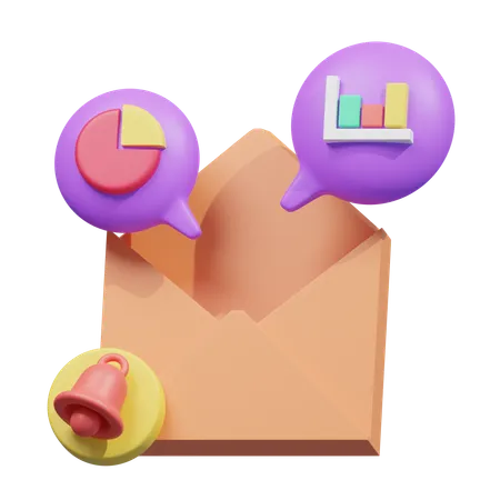 Email Comercial  3D Icon