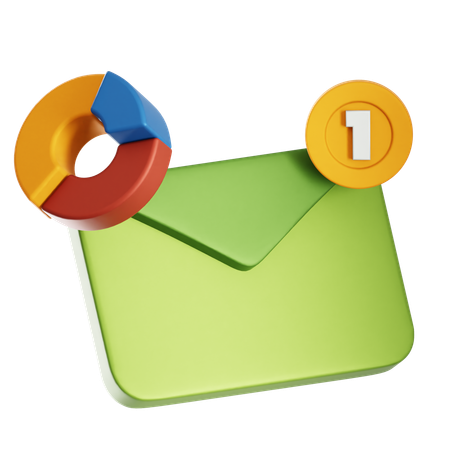 Email Comercial  3D Icon