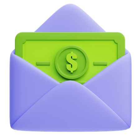 Email Comercial  3D Icon