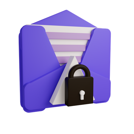 E-Mail-Datenschutz  3D Icon