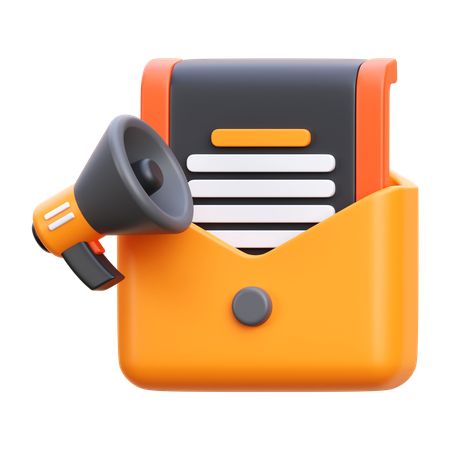 E-mail marketing  3D Icon