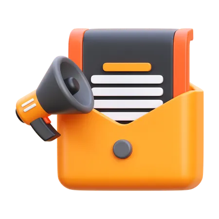 E-mail marketing  3D Icon