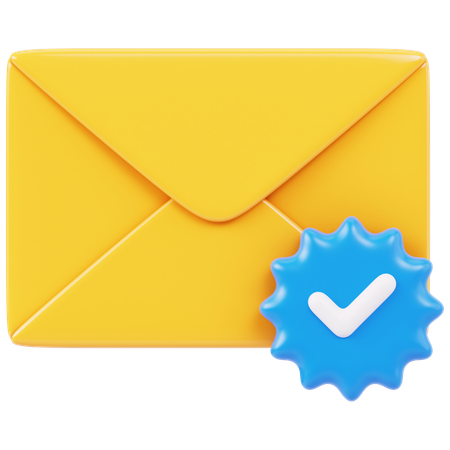 E-mail de verificação  3D Icon