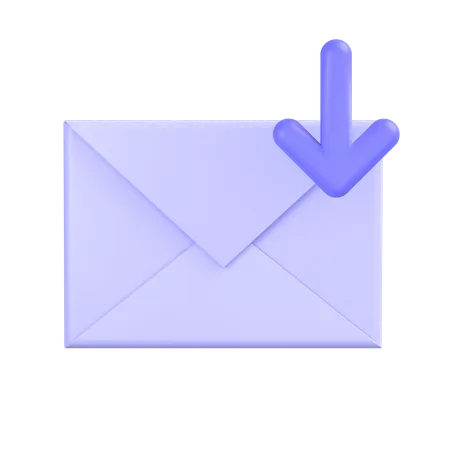 E-Mails empfangen  3D Icon