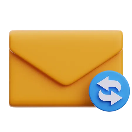 E-Mail zurücksenden  3D Icon