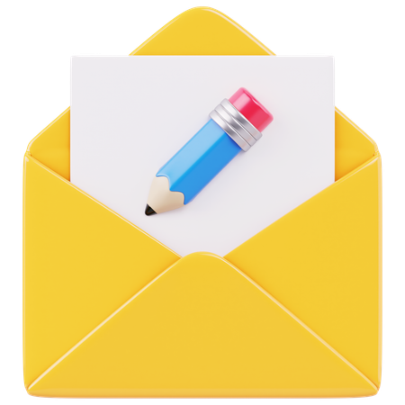 E-Mail-Erstellung  3D Icon