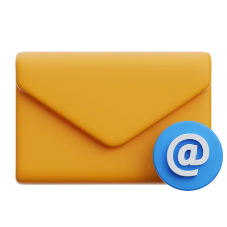 E-Mail-Erwähnung  3D Icon