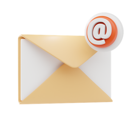 E-Mail-Erwähnung  3D Icon