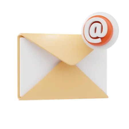 E-Mail-Erwähnung  3D Icon