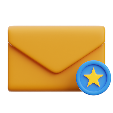 E-mail favori  3D Icon