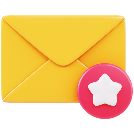 E-mail favorito  3D Icon