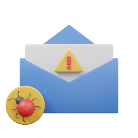 E-Mail-Fehler  3D Icon